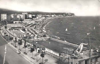 Piscina e spiaggia 1952