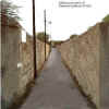 Via Balbi prima che fosse abbattuto il muro verso la chiesa. - Elaborazione di Fernando Disimone 2002